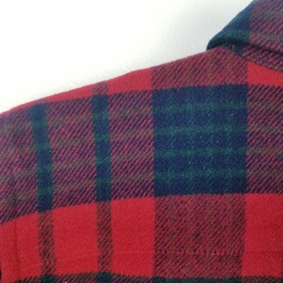 Ralph Lauren 100% Lambswool Plaid Zip Blazer size Small - Picture 7 of 9